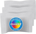 iTouchless Official Trash Can Deodorizer AbsorbX 3-Pack All Natural Activated Charcoal Odor Absorber Stops Garbage Smells, Air Freshener Compost Bin Filter for 8 Gal & Larger Trashcan with Compartment
