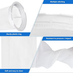 Fine Mesh Bag 004152451700 Replacement for Paramount Pool Skimmer Basket Screen 600 Micron Mesh Bag Fit for Paraskim, EDC and DDC Debris Cannister Replaces 004-152-451-700