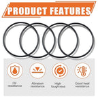 DEX2400Z5 Replacement O-Rings 4 Pack – Compatible with Hayward Outlet Elbow | Fits Micro-Clear, Swim-Clear, Pro-Grid DE Filters & HCF Cartridge Filters | High-Seal Pool Filter Gaskets