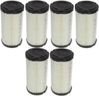 waltyotur 6 Pcs Air Filter 4163715 11013-1290 25 083 02-S 1G659-11222 Replacement for Kubota Bobcat Kawasaki Kohler