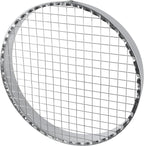 Repa Market Ø10 Inch Duct Cover – Galvanized Steel Round Duct Cap with Mesh Screen – HVAC Exhaust or Intake Vent – Exterior Pipe Air Outlet – Spiral Ventilation Ducting Metal End Plug