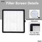 Nail Dust Collector Replacement Filters,3 Pack Nail Tech Dust Collector Filter Square for Electric Nail Dust Collector Machine Manicure Store