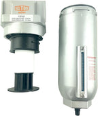3/4" NPT SUPER DUTY Industrial Grade Particulate Filter/Water Trap For Air Compressor Compressed Air Lines, 5u With Metal Bowl (AUTO DRAIN)