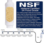Misting System Calcium Inhibitor Filter for Patio Misters NSF certification Inline Water Soften Filter Effectively Reduce Water Spots, Prevent Nozzles Clogging For Garden Patio Mistes (1 Pcs)