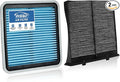 Engine+Cabin Air Filters Fit for Crosstrek 16-17, Forester 09-18, Impreza 08-16, WRX 13-21, XV Crosstrek 13-15 Engine Air Filter Replacement Cabin Air Filter Accessories# 16546AA090 CF10930