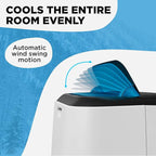 Portable Air Conditioners 10000 BTU AIRO COMFORT, AC Unit Floor Standing with Remote Control & DYI Installation Kit