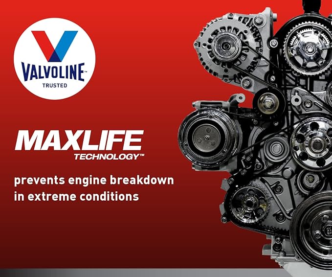 Valvoline Full Synthetic High Mileage with MaxLife Technology SAE 10W-30 Motor Oil 1 QT (Pack of 2)