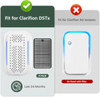 8 Pack DSTx HEPA + Carbon Filters Replacement Compatible with Clarifion DSTx Mini Personal Portable Air Purifiers for Home, Bedroom and Pets, Works for Dust, Smoke,Odors and Airborne Particles