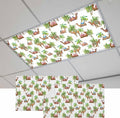 Fluorescent Light Covers for Ceiling Lights Deserts Camels Magnetic Light Filters 2 Pack 4x2 ft Southwest Date Trees Ceiling Lights Cover for Classroom Office School Home Drop Lamp Decor