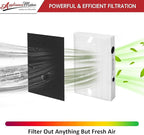 HPA300 HEPA Filter R Replacement for Honeywell HPA300 HPA200 HPA100 HPA090 Series Air Purifier, Compatible with HRF-R3 & HRF-R2 & HRF-R1, 6-Pack by APPLIANCEMATES