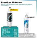 ICEPURE PLUS 9690 NSF/ANSI 53 NSF/ANSI 42Certified Compatible with LG LT700P and LT120F, 46-9690, ADQ36006101, ADQ36006102, LFXC24726S, RWF1200A Refrigerator Water Filter and Air Filter 3 Combo