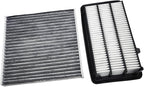 Cabin & Engine Air Filter For CR V 1.5L (2017-2022), Civic 1.5L (2016-2021), Replace CP182, CF11182, CA12050, 17220-5AA-A00