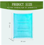 AUC Paint Booth Tacky Intake Filter Pad Series 55, 16" x 25" (20/case) Spray Booth Intake Filter with Internal Wire Support Frame