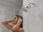 Delta Faucet Clarifi Standard Shower Filter Attachment with Filter, Shower Water Filter, Shower Head Filter, Stainless 7SF100-SS