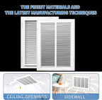 14x20 Return Air Grille [Duct Opening Size],Return Air Vent Cover for Wall Or Ceiling,Steel Return Air Filter Grilles Removable Face/Door for 1 Inch Filters (14"W x 20"H [Duct Opening])