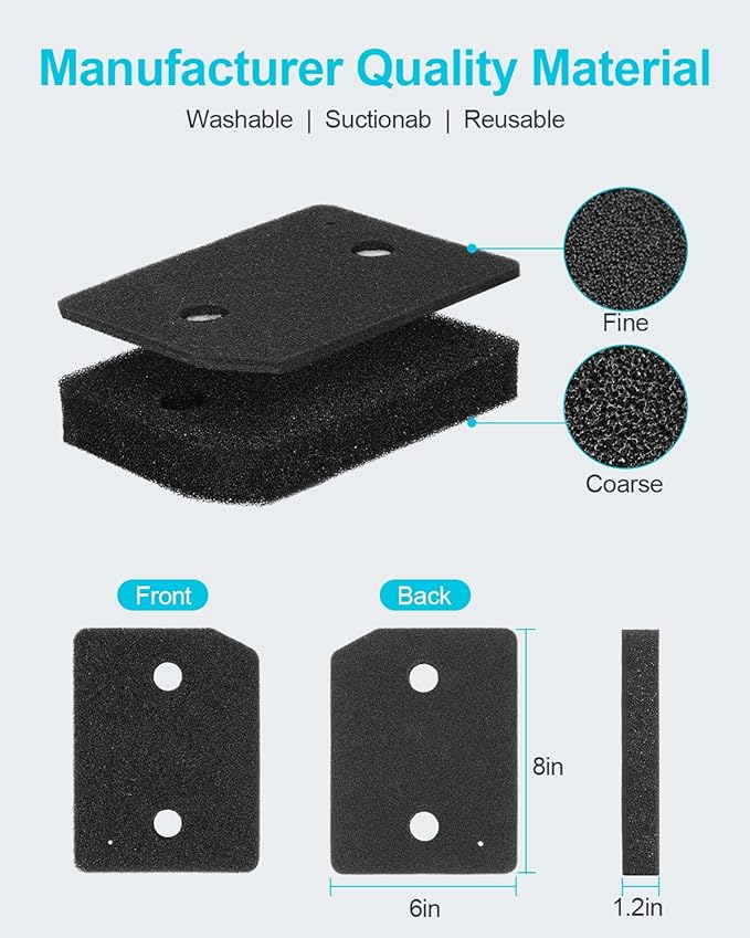9164761 Foam Filter Replacement for All Miele T1 Heat Pump Tumble Dryers TMB540WP TKS850WP TKG840WP TKS650WP TKB150WP TKG450WP TCJ680WP TCE520WP Parts (2)