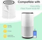 Pre-Filter Compatible with Levoit Core 400s Filter, 400S-P, Fit Part# 400S-RF # LRF-C401S-WUS, 6-Pack