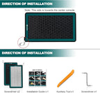 2 PCS Cabin Air Filter Compatible with Tesla Model 3 Model Y 2023 2022 2021 2020 2019 2018 2017 HEPA Intake Air Filter with Carbon Air Conditional Replacement Interior Accessories