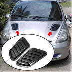 Car Hood Scoop Air Intake Vents Compatible For Hyundai Ix35 Solaris Compatible For Renault Captur Compatible For Kia And Sportage 4(White)