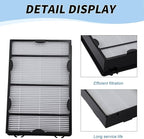 4Pcs HAPF600 HEPA Replacement Filters Kit Replacement for Holmes HAP615 HAP625 HAP725 HAP750 Air Purifier Filter B