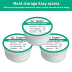 Xin Tester 100 Pieces Nylon Disc Membrane Filters, 50 mm Diameter, 0.45µm Pore Size