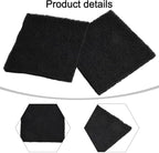 Activated Carbon for Compost Bins, Square 8x8x0.5 cm, Replaceable Compost Bin Insert for Control, Long Lasting Air Purifying Filter, Natural Carbon