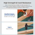 ANYCUBIC ABS-Like Resin 3.0, Upgraded 14K 3D Printer Resin with Enhanced Strength and Toughness, High Precision, Low Odor, Wide Compatibility for All LCD Resin 3D Printers (Clear, 1kg)