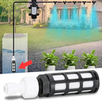 Portable Water Inlet Filter for Misting System – Self-Priming Water Filter Replacement 4.9In, Tasteless PP Plastic Water Inlet Filter for Humidification Sprayer, Lawn Garden Fogger (Pack of 1)