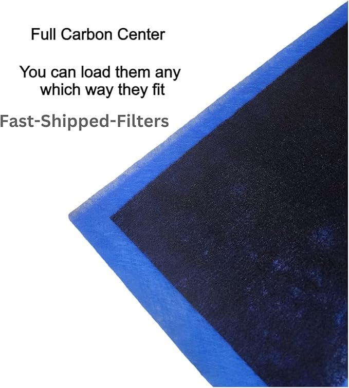 Fast-Shipped-Filters 3 Pack 20x25 Replacement Filter Pads Compatible with MicroPower Guard One Hour Air Cleaner 20x25 Refill Blue