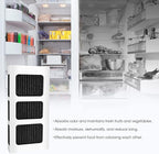 GLACIER FRESH Replacement for Frigidaire Refrigerator Air Filter, Compatible with PAULTRA2, Pureair Ultra 2, Pure Air Ultra 2, Pureair Ultra ii, Electrolux 242047805, 5303918847, EAP12364179(6 Pack)
