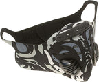 ASA Techmed Reusable Dual Air Breathing Valve Face Mask Cover with Activated Carbon Filter (Tactical Skull)