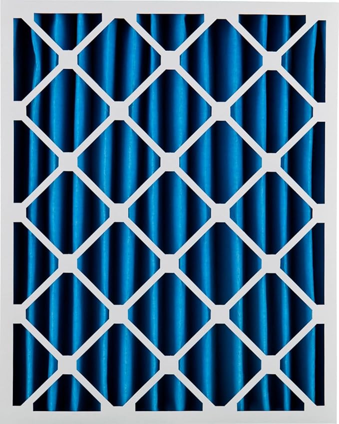 Nordic Pure 20x20x4 (Actual Size: 19 1/2 x 19 1/2 x 3 5/8) Pleated Air Filters MERV 7 Plus Carbon 1 Pack