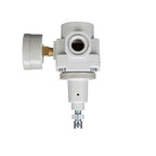 PneumaticPlus SAR Series T-Handle Compressed Air Regulators - NPT Thread Sizes, T-Handle, Gauge & Bracket Included (3/4" NPT)