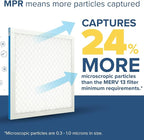Filtrete 18x24x1 AC Furnace Air Filter, MERV 13, MPR 1900, Premium Allergen, Bacteria & Virus Filter, 3-Month Pleated 1-Inch Electrostatic Air Cleaning Filter, 2-Pack (Actual Size 17.81x23.81x0.78 in)