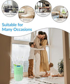 Air Purifiers for Home Bedroom, ADTARK Air Cleaner with H14 True HEPA 3-in-1 Filter, Sleep Mode & Aroma Function, 3 Light Modes, Room Air Purifier with 3 Timer for Office, Dorm, Hotel (Green)