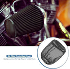 Yosoo Health Gear Universal Air Filter Cover, Black Car Cold Air Filter for High Air Intake Filters (Big)