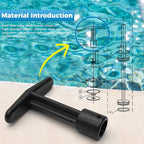 273089 Pool Filter Valve Shaft Handle for Pentair Pool Backwash Valve, 2 Inch Plastic Piston Shaft Handle for Pool and Spa Multiport Push and Pull Valve 261047 261165