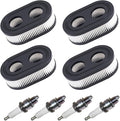 593260 Air Filter with Pre Filter and Spark Plug Fits for B&S 725EX 625EX 575EX 550EX 525EXI Engines, Air Filter Parts for Toro Recycler 22 and Troy Bilt Lawn Mower (8 Pack)