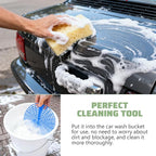 Car Wash Bucket Grit Trap Inserts, Vehicle Detailing Wash Filter for Remove Dust and Dirt, Automotive Cleaning Tool Fits 12 Inch Diameter Bucket, Universal for SUV RV Truck (Blue)