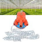 HEEPDD Manual Film Coiler, Manual Filters Air Filters Film Coiler Device Greenhouse Side Top Film Coiling Machine Gardening Tool for Greenhouse Side Top Film Coiling