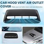 Car Universal Hood Vent Air Outlet Cover Compatible For Infiniti And Mazda Compatible For Tesla Hood Scoop Air Flow Intake Vent Cover