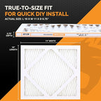 Tiger Tough MERV 10 Air Filters, 10x11x1 – MPR 1000 Pleated HVAC AC Furnace Filter Replacement, Pack of 4