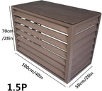 Outdoor air conditioning fence, multifunctional air conditioning privacy screen, outdoor air conditioning hidden protective cover, sturdy and durable,easy to install,suitable for gardens and balconies