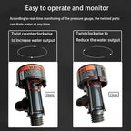 98209800 98209803 Manual Air Relief Valve with Pressure Gauge for Swimming Pool and Spa Filter High Flow Manual Relief Valve (No Pressure Gauge)