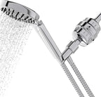 Aqua Earth Shower Head Filter For Hard Water Oil Bronze 20 Stages to Remove Chlorine Fluoride Water Softener Coconut Shell Activated Carbon Reduces Dry Itchy Skin Heavy Metals Other Sediments