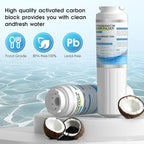 EDR4RXD1 UKF8001 Water Filter Replacement for Everydrop Filter 4,Whirlpool WRF555SDFZ WRF555SDFZ00 WRF555SDFZ08 WRF555SDFZ09 WRF535SWHZ04 WRX735SDHZ00 WRX735SDHZ03 WRX735SDBM02 WRX735SDBM03 and Maytag