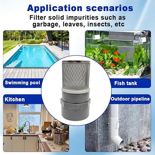 3" Stainless Steel Filter DN80 Suction Strainers Used to Remove Debris and Reduce Solid Entry（1pcs）