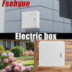 Electrical Box 16 x 16 x 6 Inch Indoor Outdoor Electrical Enclosure Box Steel Junction Box Wall Mounted Universal Electrical Project Box with Safety Locks and Mounting Plates