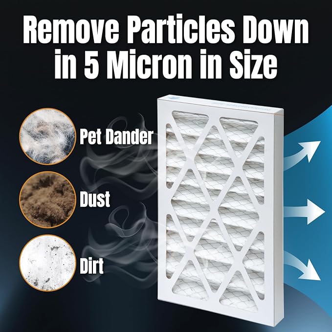 POWERTEC 5 Micron Outer Air Filter for WEN 3410, POWERTEC AF4000/AF4001, Shop Fox W1830 Air Filtration System, Woodworking Air Filters for Workshop & Garage, 1PK (75007)