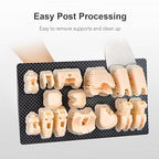 Rigid Pro 3D Printing Resin, High Stiffness & High Precision Engineering Resin, Designed for Detailed Models & Functional Parts for LCD/DLP/MSLA 3D Printers (Dark Skin, 1KG)